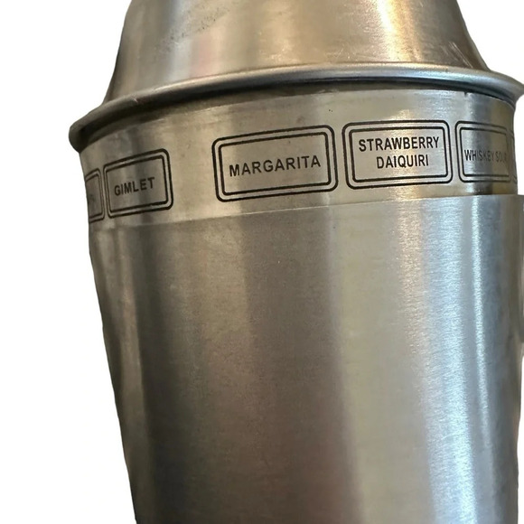 OGGI Dial A Drink Cocktail Shaker - Stainless Steel, 15 Recipes - Picture 4 of 7